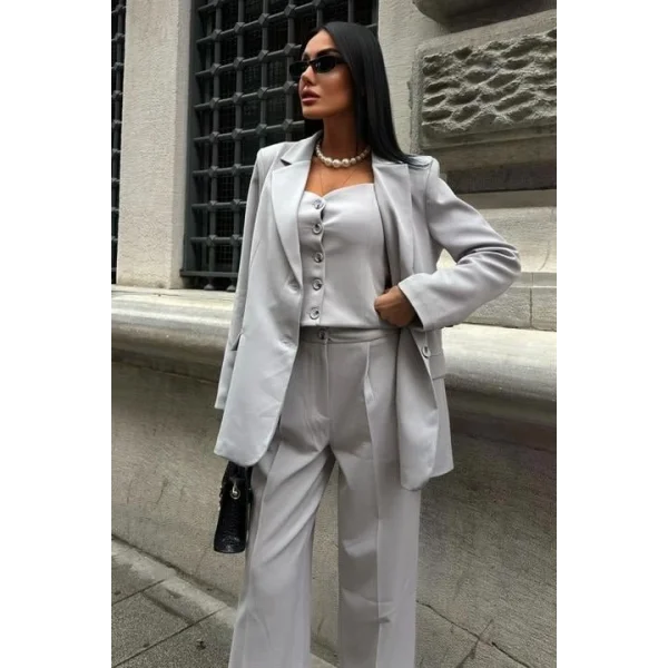 Cherries Büstiyerli Üçlü Takım 9891