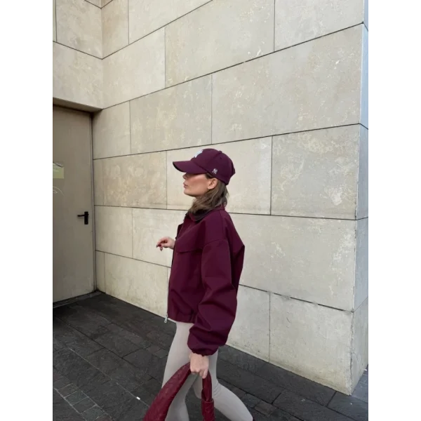 Çift Yakalı Ceket ont  Bordo