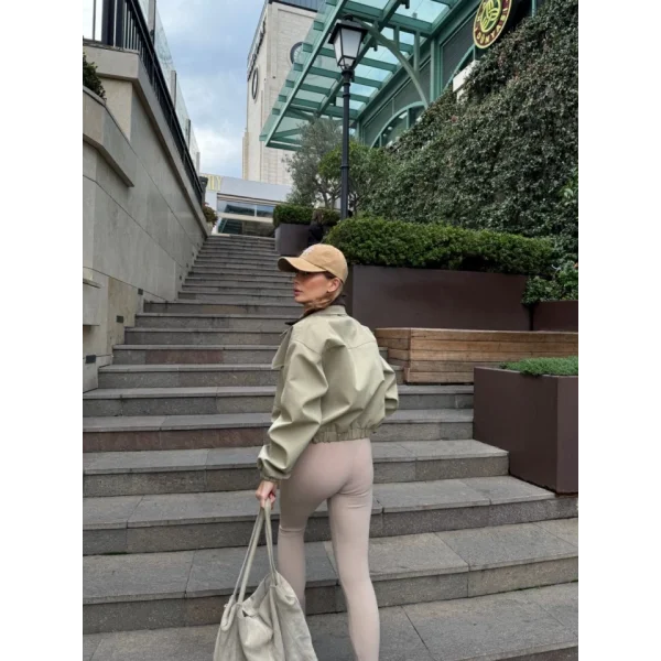 Çift Yakalı Ceket ont  Yeşil