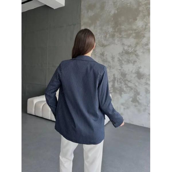 Çizgi Desenli Ceket