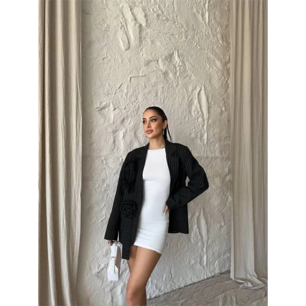 ÇİZGİİ POYVİCON CEKET GÜ ARAI  iyah