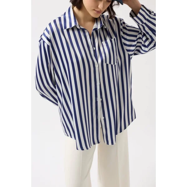Çizgili aten Gömlek