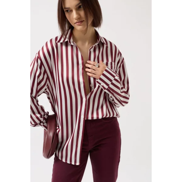 Çizgili aten Gömlek