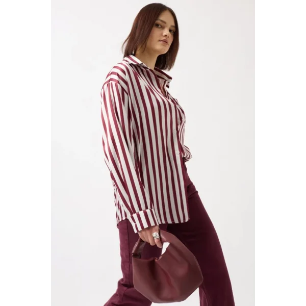 Çizgili aten Gömlek