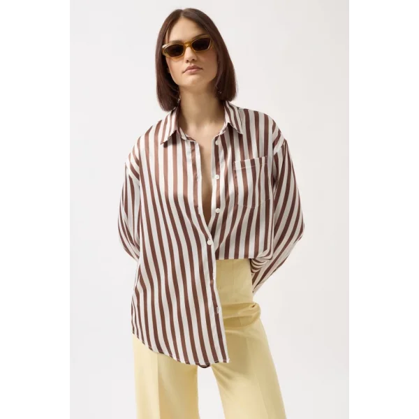 Çizgili aten Gömlek