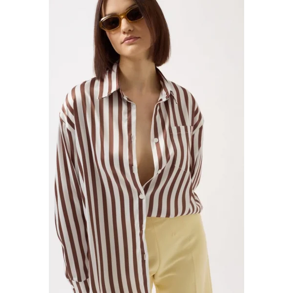 Çizgili aten Gömlek