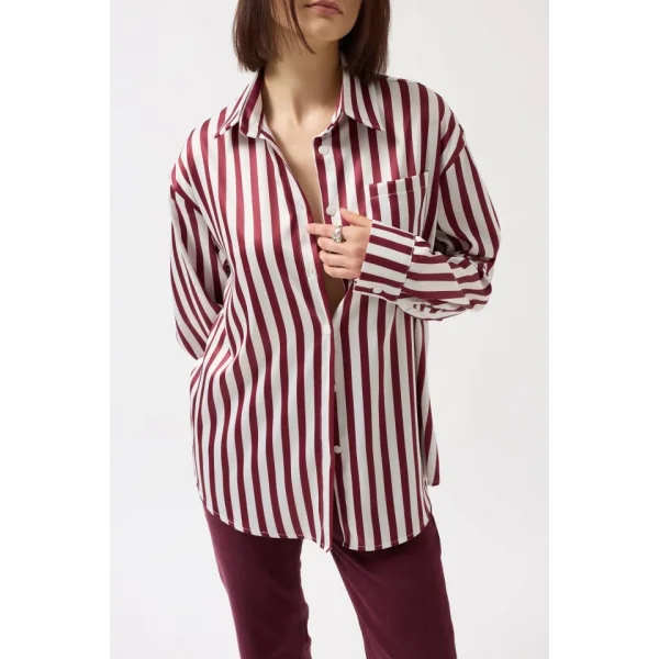 Çizgili aten Gömlek