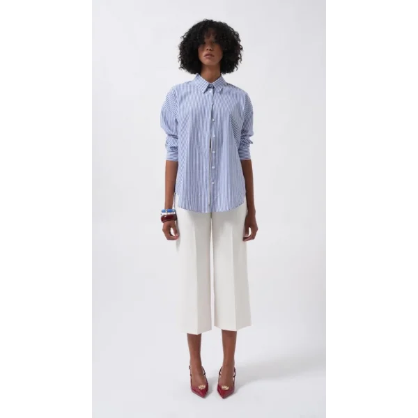 Çizgili Basic Gömlek