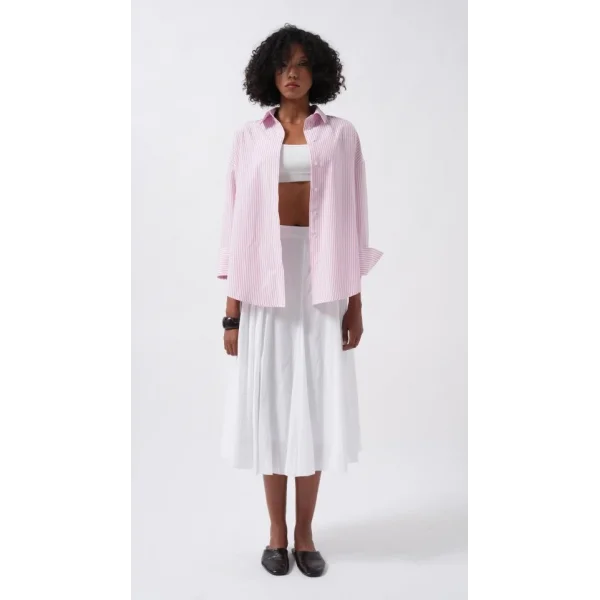 Çizgili Basic Gömlek