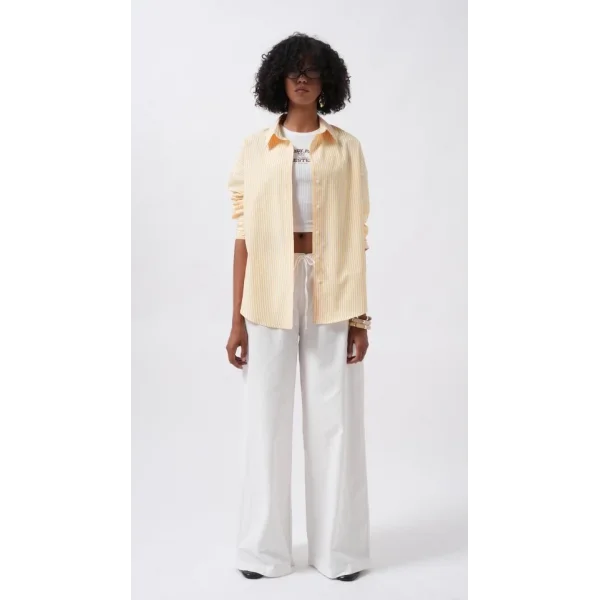 Çizgili Basic Gömlek