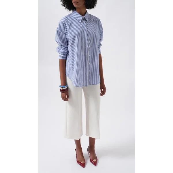 Çizgili Basic Gömlek