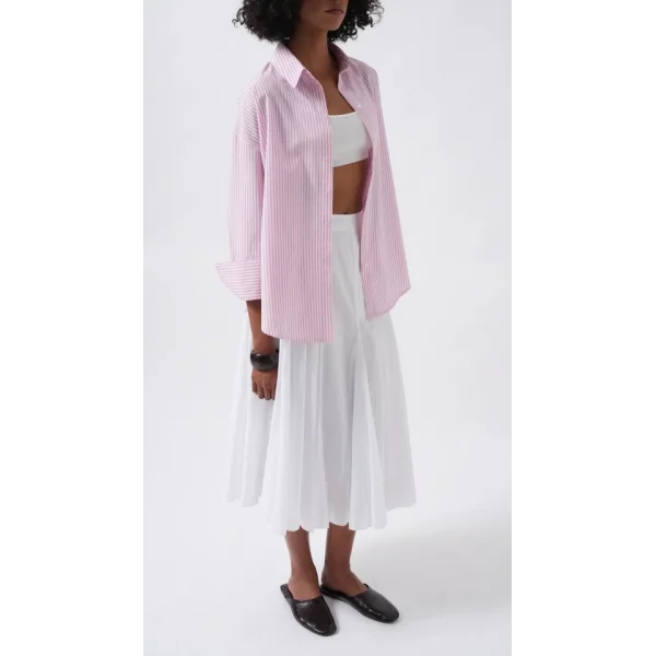 Çizgili Basic Gömlek