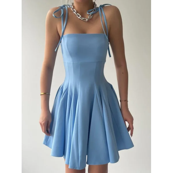 Clara Askılı ini Elbise