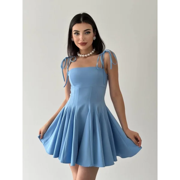 Clara Askılı ini Elbise