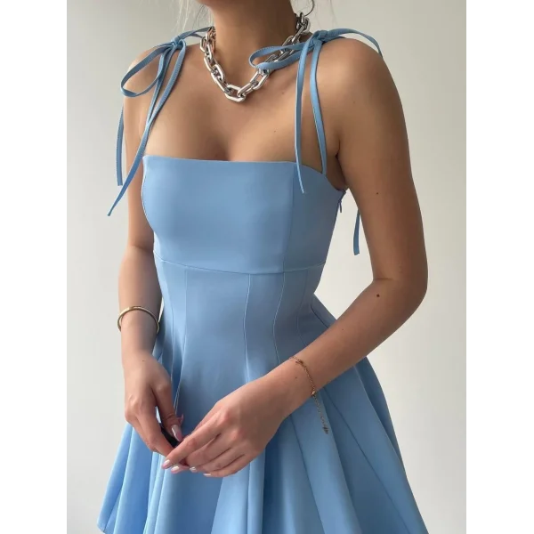 Clara Askılı ini Elbise