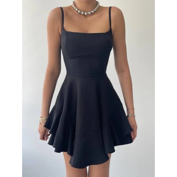 Common İp Askılı Elbise