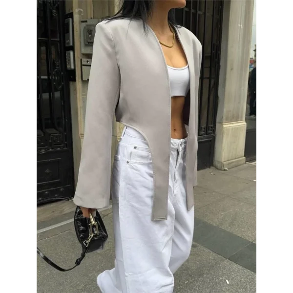 CROP CEKET BAĞAA KUYRUKU  Gri