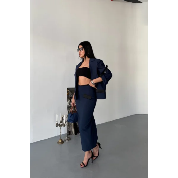 CROP CEKET - ETEK TAKIM - Lacivert