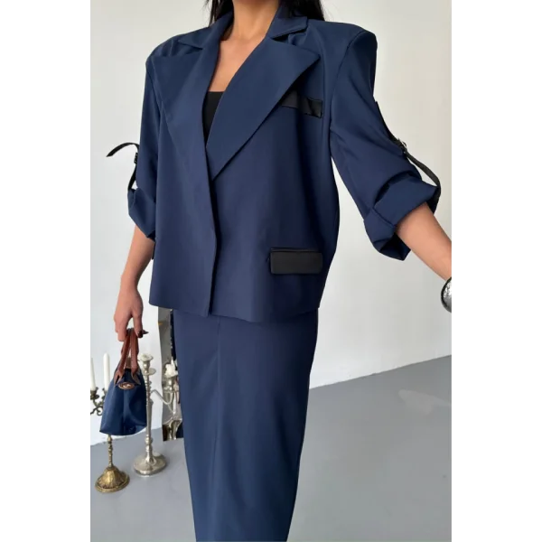 CROP CEKET - ETEK TAKIM - Lacivert