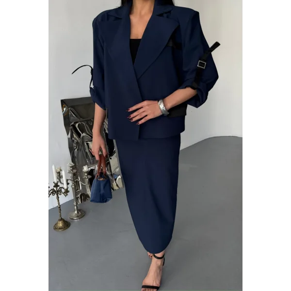 CROP CEKET - ETEK TAKIM - Lacivert