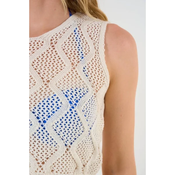 Crop Etek Takım  Ekru