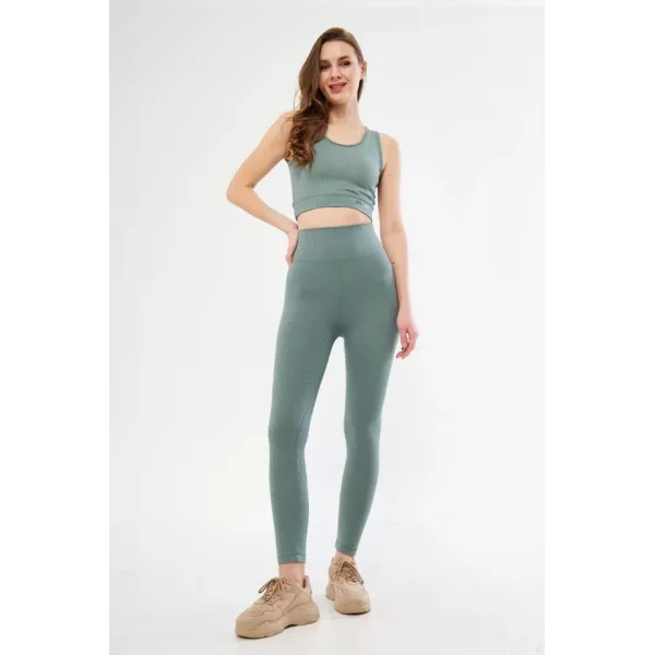 Crop Tayt İkili por Takımı  Buz avisi