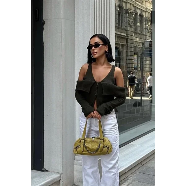 Cynthia Cut Out Triko Hırka 5116-23