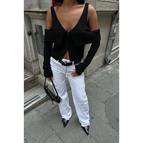 Cynthia Cut Out Triko Hırka 5116-23