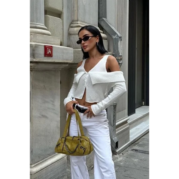 Cynthia Cut Out Triko Hırka 5116-23