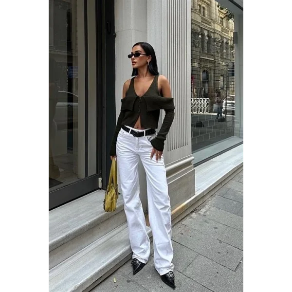 Cynthia Cut Out Triko Hırka 5116-23