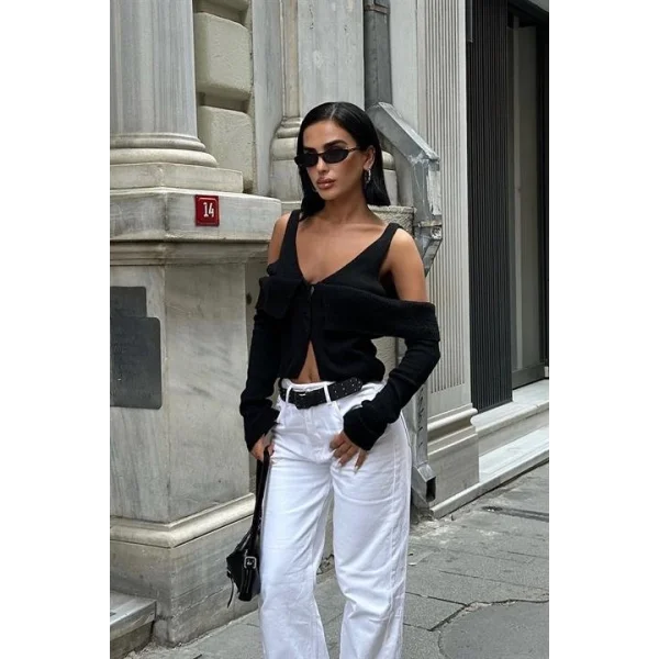 Cynthia Cut Out Triko Hırka 5116-23