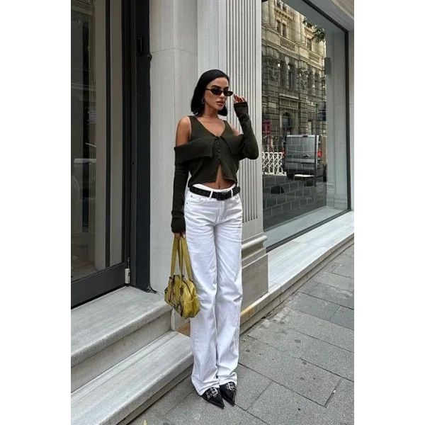 Cynthia Cut Out Triko Hırka 5116-23