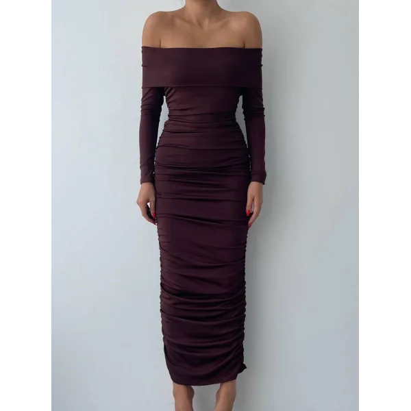 Dakota Drapeli Elbise