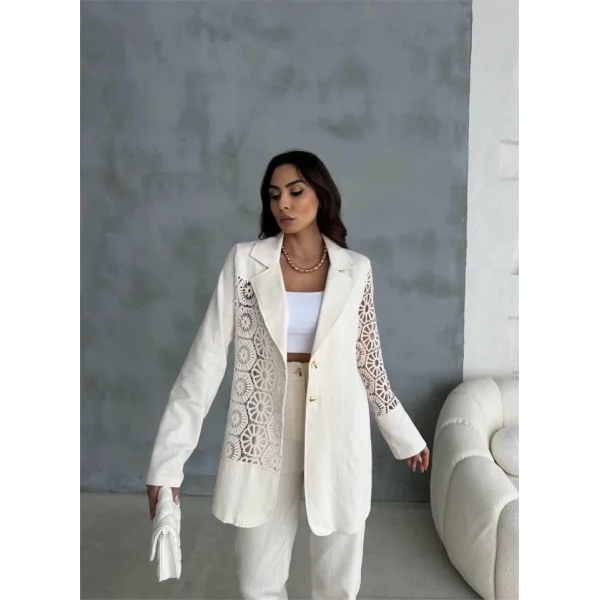 DANTE PARÇAI KETEN CEKET  PANTOON TAKI  Ham