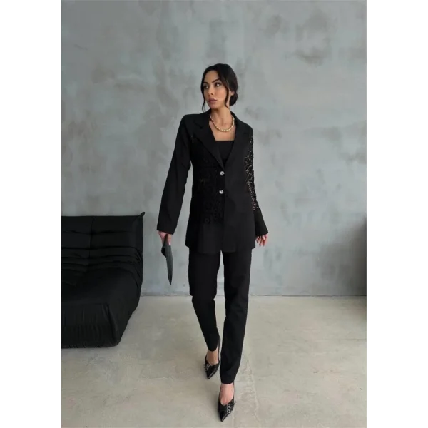 DANTE PARÇAI KETEN CEKET  PANTOON TAKI  iyah