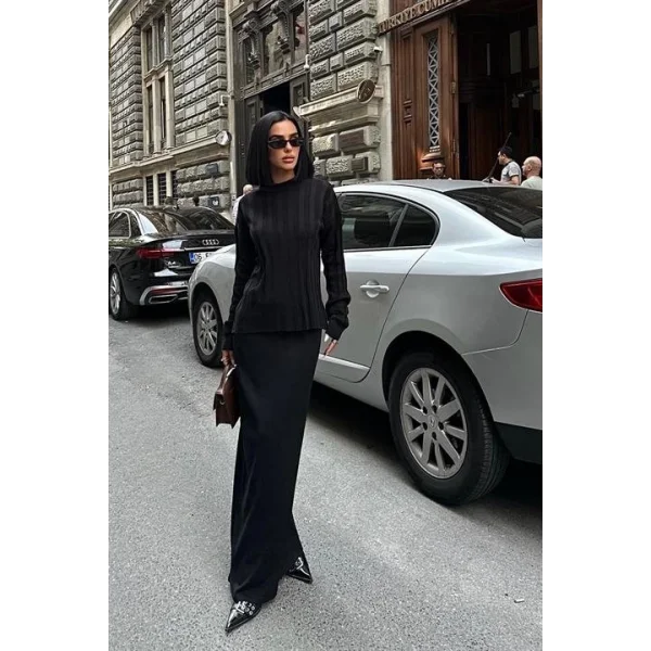 Darcy Etek Bluz Triko Takım 9969