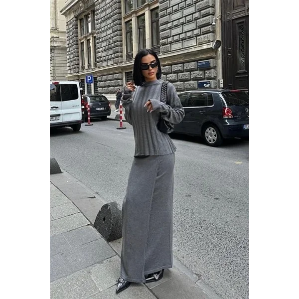 Darcy Etek Bluz Triko Takım 9969