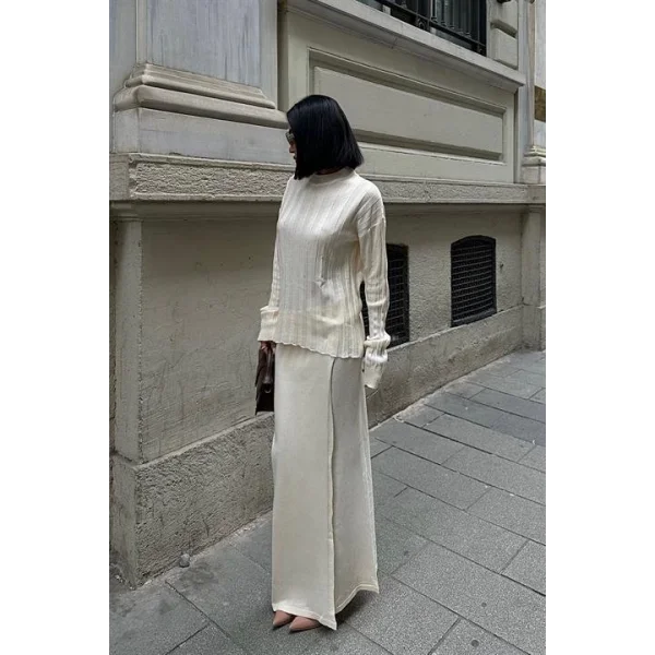 Darcy Etek Bluz Triko Takım 9969