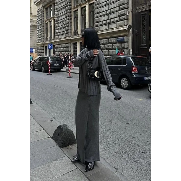 Darcy Etek Bluz Triko Takım 9969