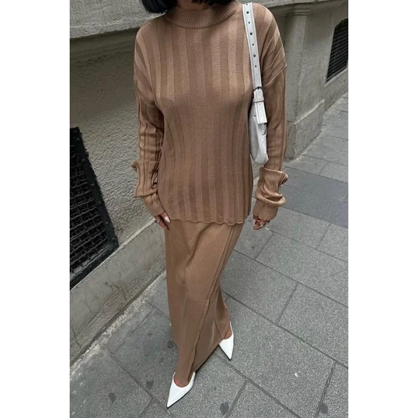 Darcy Etek Bluz Triko Takım 9969