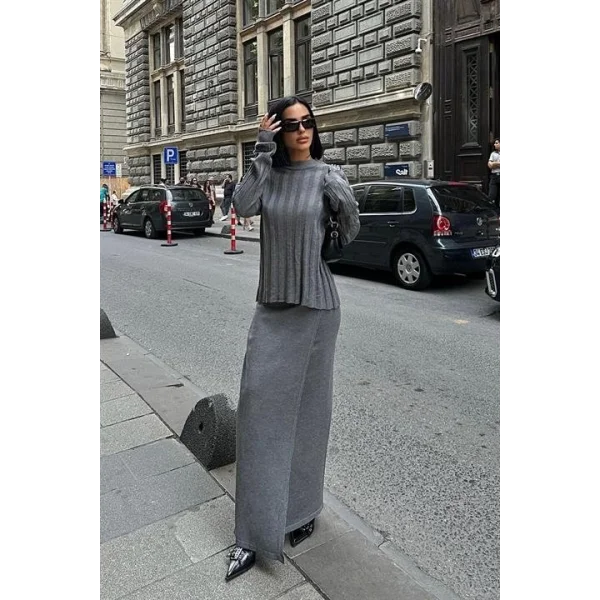 Darcy Etek Bluz Triko Takım 9969