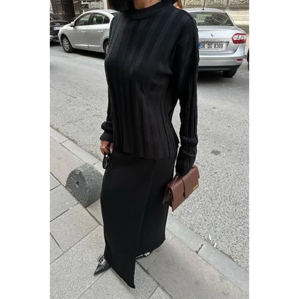 Darcy Etek Bluz Triko Takım 9969