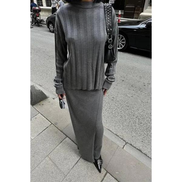 Darcy Etek Bluz Triko Takım 9969