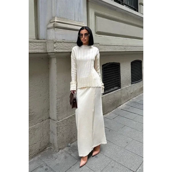 Darcy Etek Bluz Triko Takım 9969