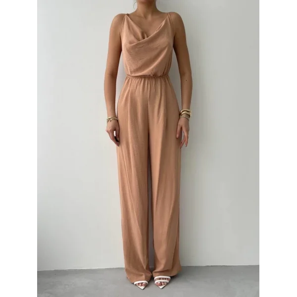 Darcy Sırt Dekolteli Tulum