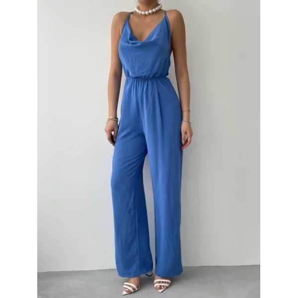 Darcy Sırt Dekolteli Tulum