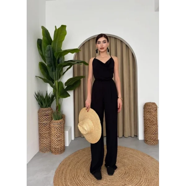 Darcy Sırt Dekolteli Tulum