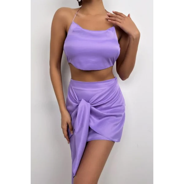 Degaje Yaka ırt Detay Bluz