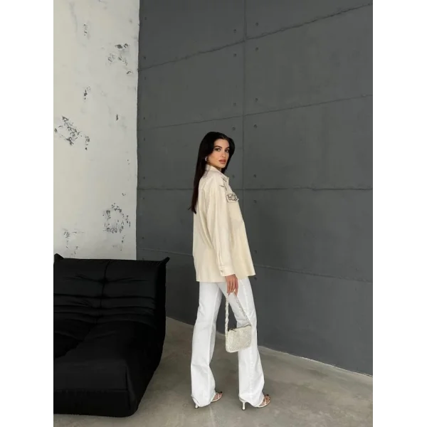 DENİZ KABUKU GABARDİN GÖEK  Ham