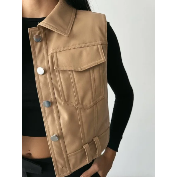 DERİ CROP YEEK  Bej